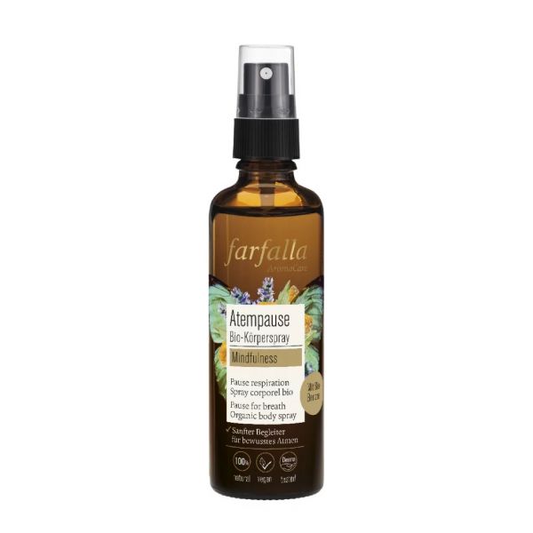 FARFALLA Mindfulness Atempause Bio- Körperspray, 75ml