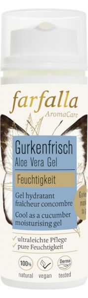 Farfalla Aloe Vera gurkenfrisches Feuchtigkeitsgel, 50ml