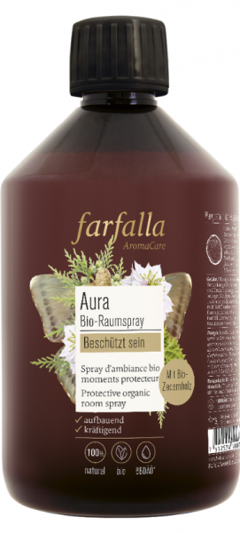 Farfalla Nachfüllflasche sei erfrischt, Zitrone, Erfrischender Bio-Raumspray, 500ml