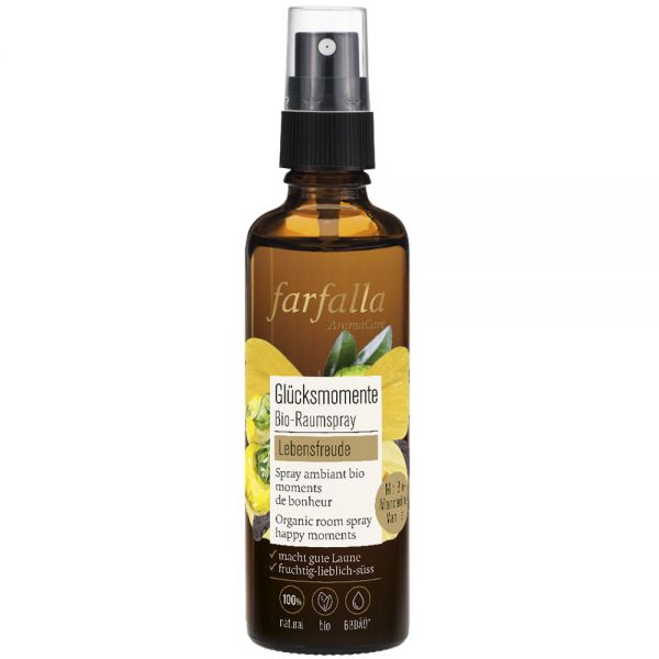 Farfalla Lebensfreude Glücksmomente Bio-Raumspray, 75ml