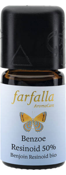 FARFALLA Benzoe Resinoid 50% bio Wildsammlung, 5ml