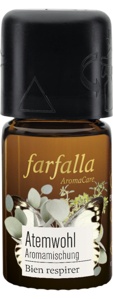 Farfalla bleib gesund, Atemwohl Aromamischung, 5ml