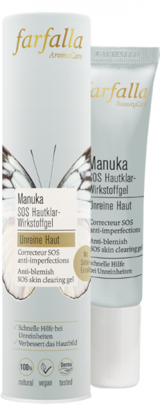 Farfalla Manuka SOS Hautklar-Wirkstoffgel, 15ml