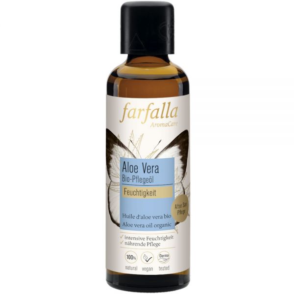 FARFALLA Aloe Vera, Bio-Pflegeöl, 75ml, Feuchtigkeit