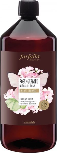 FARFALLA Rosengeranie, Mildes Shampoo, 1000ml