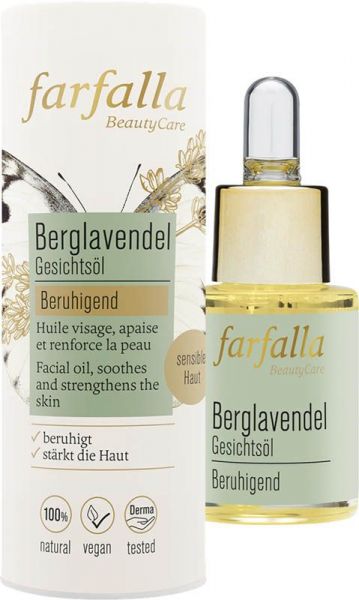 Farfalla Berglavendel Hautberuhigendes Gesichtsöl, 15ml