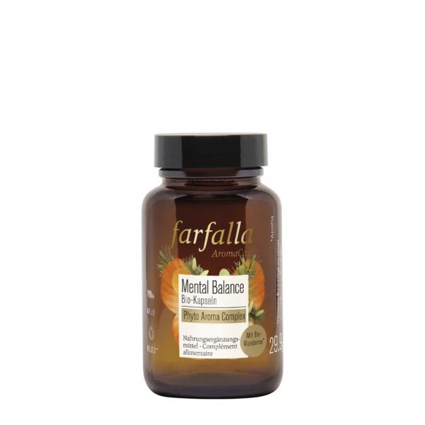 FARFALLA Mental Balance Bio-Kapseln, Phyto Aroma Complex, 60 Stk.