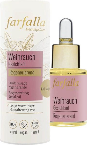 Farfalla Weihrauch Regenerierendes Gesichtsöl, 15ml