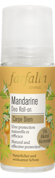 Farfalla Mandarine: Zitrusfrischer Deo Roll-on, 50ml